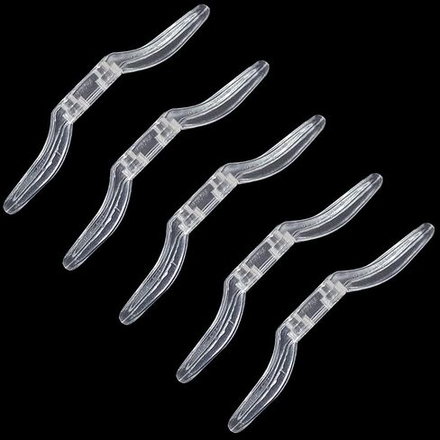 20 PCS Blind Cord Cleat Safety Rope Cleats Plastic Window Cord Cleat Plastic Transparent Blind Accessories Hooks Cord Cleats Drapery Hardware in Saudi Arabia