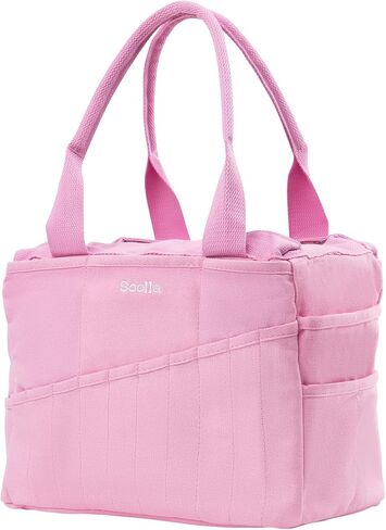 Soolla Studio Bag: Washable Art Supply & Pottery Tool Organizer, 30 Pockets, 10 Colors, Canvas Tote, Adults, Students, Kids (Creamsicle Crush Orange) in Kuwait
