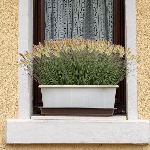 Artificial Grass,Fake Grass Artificial Shrubs Wheat Grass Greenery,Fake Grass Decor Artificial Plants Ornamental Grass Outdoor Fake Grass Green Leaves for Decoration(24PCS) in Saudi Arabia