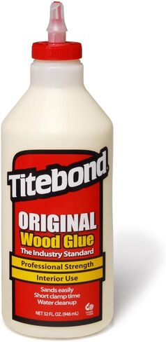 Titebond Original Wood Glue 5063, Industry Standard for Woodworking, Furniture Repair/Assembly, Construction, Home Repair or Modeling, 8 oz in Saudi Arabia