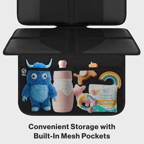 مجموعة حامي مقعد السيارة ومنظمه من فولكجو - حصيرة للركل - منظم متعدد الجيوب - جراب تابلت بحجم 10 بوصة لأجهزة أندرويد أو iPad - سهل التركيب والتنظيف، قوي وقابل للتنعيم - لا ينزلق in Kuwait