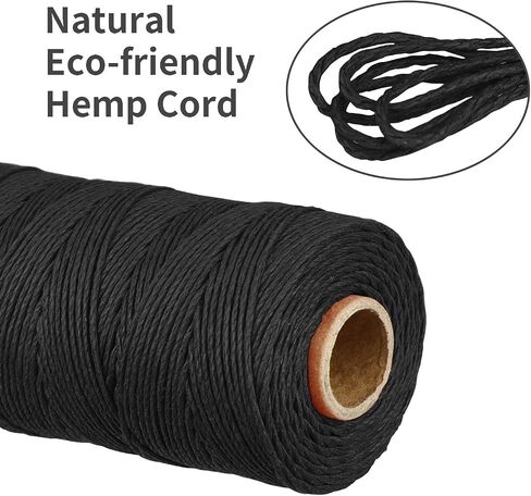 [NS HEMP] خيط حرفي من سلك القنب بنسبة 100%، سلك مكرامية 1 مم 205 قدم، خيط من خيوط القنب لصنع المجوهرات (006 لافندر) in Kuwait