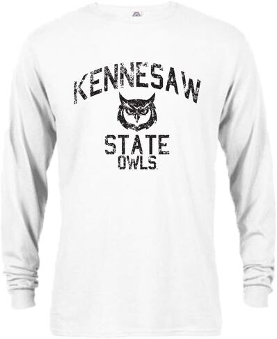تي شيرت Kennesaw State Owls Retro المتعثر بأكمام طويلة in Kuwait