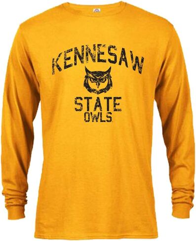 تي شيرت Kennesaw State Owls Retro المتعثر بأكمام طويلة in Kuwait