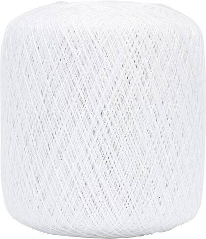 Red Heart Extra Fine Crochet - 1 Pack of 400y/365m - White in Kuwait