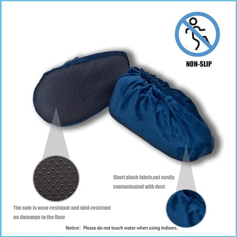 10Pairs Reusable Non Slip Shoe Covers, Premium Soft Washable Thickened Boot Shoe Covers for Household, Office, Laboratory，one size 10 Colors in Saudi Arabia