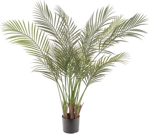 نبات نخيل الأريكا من Naturae Decor - نبات منزلي صناعي داخلي وخارجي نابض بالحياة - مقاوم للأشعة فوق البنفسجية بارتفاع 47 بوصة in Kuwait