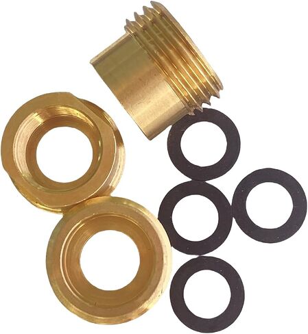 3pcs 1/2 G Male to 3/8 Compression Female Thread Bushing Pipe Fitting Sink Accessory in Saudi Arabia