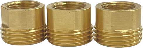 3pcs 1/2 G Male to 3/8 Compression Female Thread Bushing Pipe Fitting Sink Accessory in Saudi Arabia
