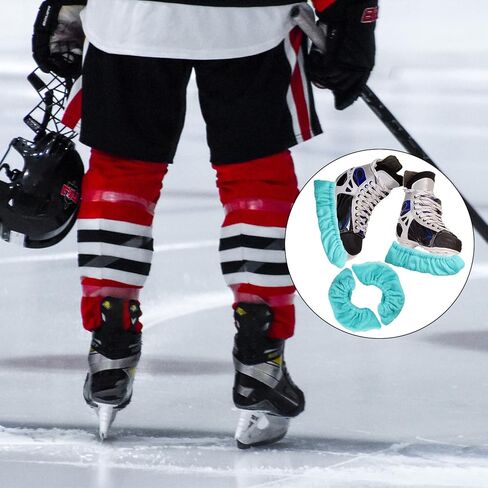Ice Skate Blade Covers, Hockey Skate Blade Guards Elastic Ice Skating Blade Protectors for Men Women Boys Girls in Saudi Arabia