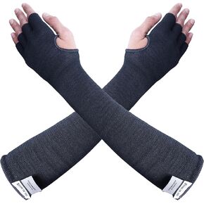 Arm sleeves with thumb hole, protective sleeves for arms, garden sleeves, cut resistant sleeves, safety arm guards