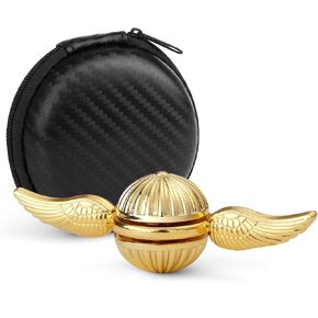 Golden Fidget Spinner Metal Toy for Kids Adults, Desk Toys Hand Finger Spinner Decoration, EDC Stress Relief Toy for Boys Age 3-12 Years Old Stocking Suffer for Boys Girls in Kuwait