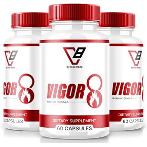(3 Pack) Vigor 8 for Men, Vigor 8 Pills Male Enhancing Formula, Vigor Eight Supplement Capsules Test Boost, Vigor8 Stamina Booster Reviews Horny Goat Weed Tongkat Ali (180 Capsules)