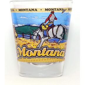Montana State Wraparound Shot Glass