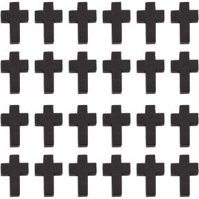 SUNNYCLUE 200Pcs 0.85x0.55Inch Wood Cross Charm Pendants Mini Natural Wooden Small Cross Charms Bulk for Party Favors DIY Rosary Necklace Jewelry Making Charms Hanging Ornament Craft DIY Accessories