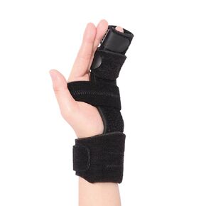 Pinky Finger Splint, Boxer Fracture Splint, 4th & 5th Metacarpal Brace, Hand Splint for Broken Finger, Trigger Finger Brace, Adjustable 2 Finger Brace for Arthritis, Tendonitis, Mallet Finger(XS)
