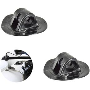 2PCS Inflatable Rubber Boat Fixing Bracket Buckle Kayak Engine Motor Mount Buckle Motor Seat Outboard Fixing Hook for Fishing Kayak Accessories