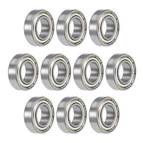 uxcell 689ZZ Deep Groove Ball Bearings 9mm x 17mm x 5mm Double Shielded Chrome Steel Z2 10pcs