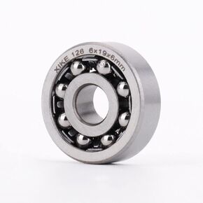 XIKE 1 Pcs 1304 Self-Aligning Ball Bearings 20x52x15mm, Open and Chrome Steel Fits DIY/Fans/Industrial/Agriculture/Pulp/Paper/Beverage/Textile/Material Handling Machinery.