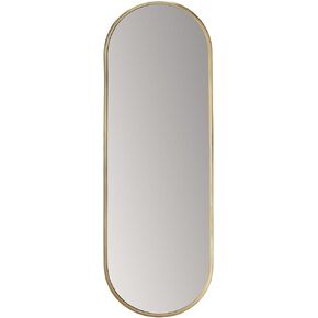 ديكور الموئل مرآة خطية بيضاوية ذهبية مقاس 60 × 20 بوصة من بينيلوب in Kuwait