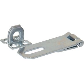 Hardware Essentials 851433 Fixed Staple Safety Hasp Zinc 2-1/2"