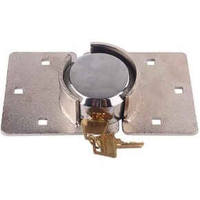 Heavy Duty Van Garage Shed Door Security Padlock & Hasp Set High Security Hasp Shackle Lock 73mm Steel with Bolt