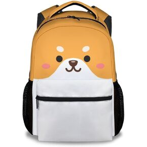 UNIKITTY School Backpack for Girls Boys, Lion Backpack with Adjustable Straps, 17" Girls Backpacks Ages 6-8 Large Capacity Durable, Brown Cute Kids Bookbag