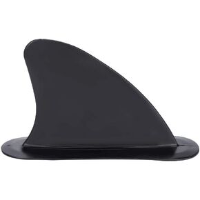 Kayak Tracking Fin, Black PVC Skeg Tracking Fin Integral Fins for Kayaks Canoes Rowing Boats