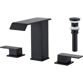 حنفيات الحمام المصنوعة من الذهب الأسود، صنبور حوض الشلال، مع مجموعة تصريف الفائض، صنبور حوض الحمام الغرور بمقبض واحد مع لوحة سطح السفينة، 1-3 فتحات، مرحاض مثبت على سطح السفينة، مزرعة in Kuwait