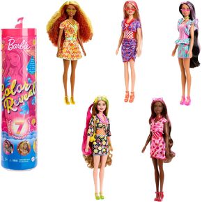 Barbie Color Reveal Doll with 6 Unboxing Surprises, Rainbow Galaxy Series with Celestial Sparkle & Color Change