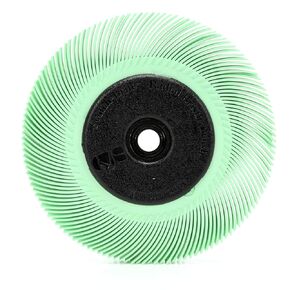 Scotch-Brite Radial Bristle Brush, Aluminum Oxide, 6000 RPM, 6 Diameter x 7/16 Width, 1 Micron (Pack of 1)
