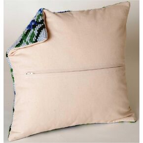 Thea Gouverneur Cushion Back Kit with Zipper - Set of 3 - Beige - for Any 16x16 Inch (40x40cm) Cushion- Cross Stitch Creations - Embroidery - for Adults - 23.59993