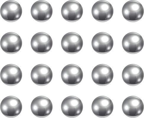 uxcell 100pcs 3/8" 420 Stainless Steel Bearing Balls G100 Precision in Saudi Arabia