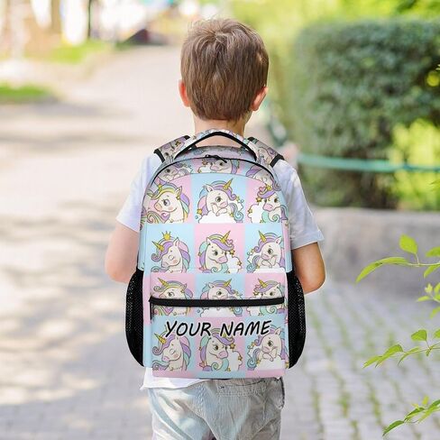 Unicorn Backpacks for Girls, 16 Inch Cute Print Kids Backpack for School, Pink Lightweight Bookbag for Travel in Saudi Arabia