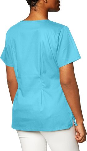 Cherokee Luxe Women Scrubs Top Crossover V-Neck Pin-Tuck 1999 in Saudi Arabia