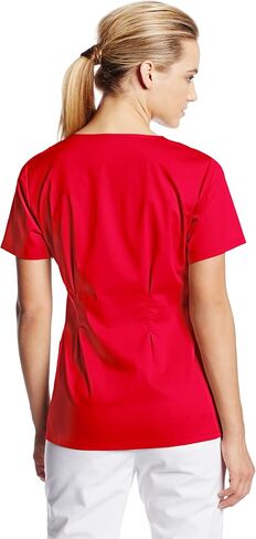 Cherokee Luxe Women Scrubs Top Crossover V-Neck Pin-Tuck 1999 in Saudi Arabia