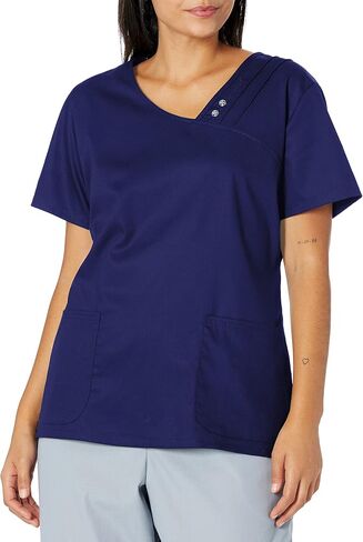 Cherokee Luxe Women Scrubs Top Crossover V-Neck Pin-Tuck 1999 in Saudi Arabia