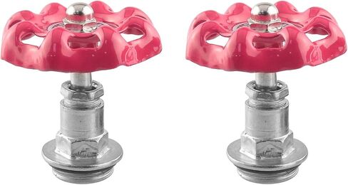 2PCS Industrial Pipe Plug Handwheel Water Pipe Stop Valve Iron Valve Core Water Pipe Home Decorative Lamp Switch Furniture Steam Bracket for pipe racks wall lamp installation iron bracket DN20 in Saudi Arabia