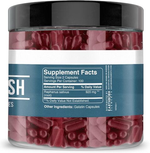 Earthborn Elements مستخلص الفجل الأسود نقي وغير مخفف، بدون إضافات in Kuwait