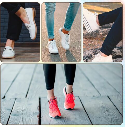 5 أزواج من الجوارب النسائية ذات القطع المنخفضة، جوارب كاحل رياضية غير مرئية مبطنة للجري والصالة الرياضية in Kuwait