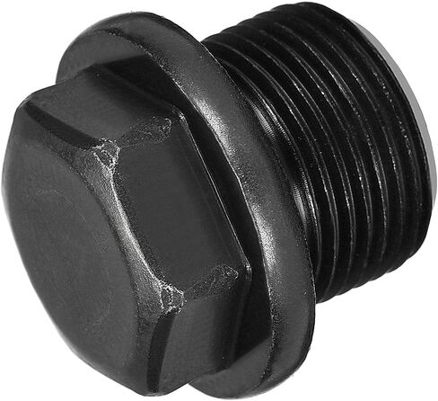 uxcell Outer Hex Head Socket Pipe Fitting Plug M22x1.5 Male Thread Carbon Steel 2Pcs for Terminate Pipe Ends in Saudi Arabia