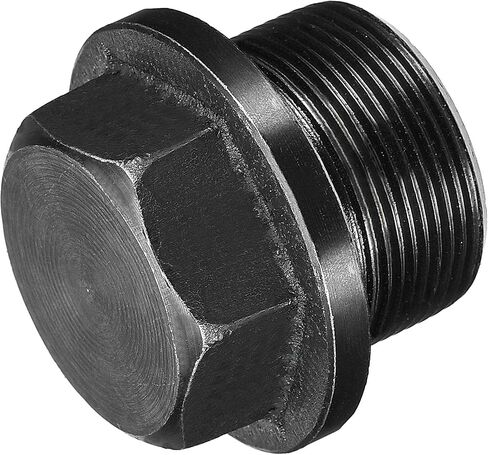 uxcell Outer Hex Head Socket Pipe Fitting Plug M22x1.5 Male Thread Carbon Steel 2Pcs for Terminate Pipe Ends in Saudi Arabia