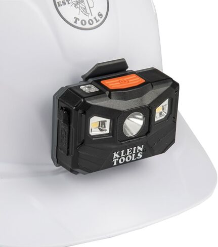 Klein Tools 56048 Rechargeable Auto-Off LED Headlamp, Adjustable Fabric Strap, 400 lms, All-Day Runtime, for Work, Running, Outdoor Hiking in Saudi Arabia