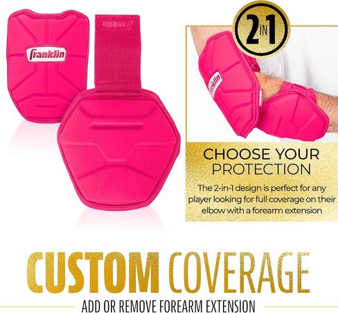 Franklin Sports Baseball Elbow Guard - PRT Series Adult Baseball + Softball Elbow Shield for Batting in Saudi Arabia