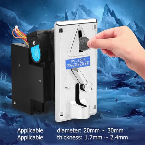 Walfront Advanced CPU Selector Acceptor Sorter for Vending Machine Game Kit with Mounting Screws Nuts in Saudi Arabia