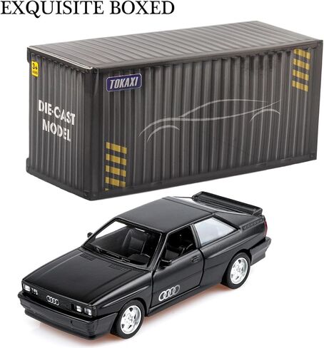 TOKAXI 1/36 Scale Audi Sport Quattro 1980 Diecast Model Cars,Pull Back Vehicles Audi Toy Cars,Cars Gifts for Boys Girls in Kuwait