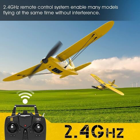 VOLANTEXRC RC Airplane TrainStar Mini 2.4GHz 3 Channel Remote Control Plane RTF Ready to Fly with Xpilot Stabilization System Easy to Fly for Beginners (761-1 RTF) in Kuwait