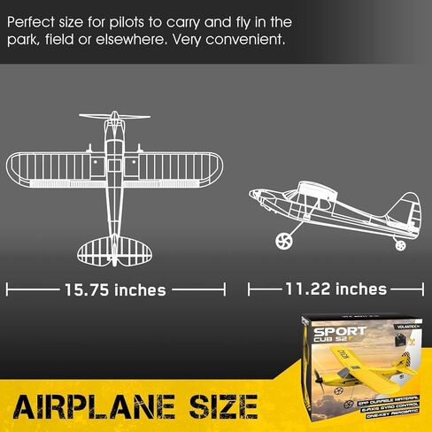 VOLANTEXRC RC Airplane TrainStar Mini 2.4GHz 3 Channel Remote Control Plane RTF Ready to Fly with Xpilot Stabilization System Easy to Fly for Beginners (761-1 RTF) in Kuwait