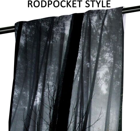 Cinbloo Black Red Japanese Cherry Blossom Curtains 52Wx84H Inch Rod Pocket Asian Anime Chinese Watercolor Mountain Sun Aesthetic Art Printed Living Room Bedroom Window Drapes Treatment Fabric 2 Panels in Saudi Arabia