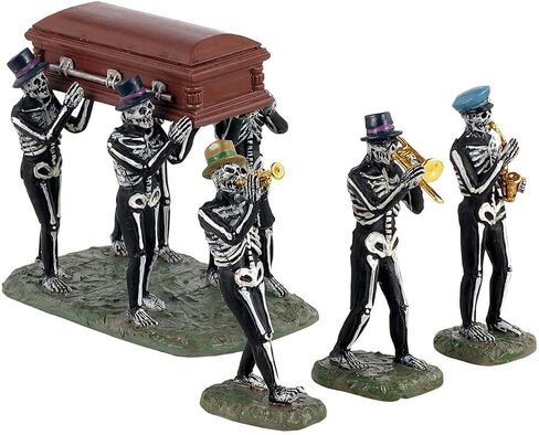 Lemax Jazz Funeral, set of 4#13554 in Saudi Arabia